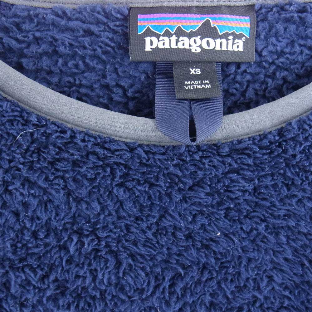 patagonia パタゴニア 25895 18AW Los Gatos Crew ロスガトス クルー プルオーバ― フリース ブルー系 XS【中古】