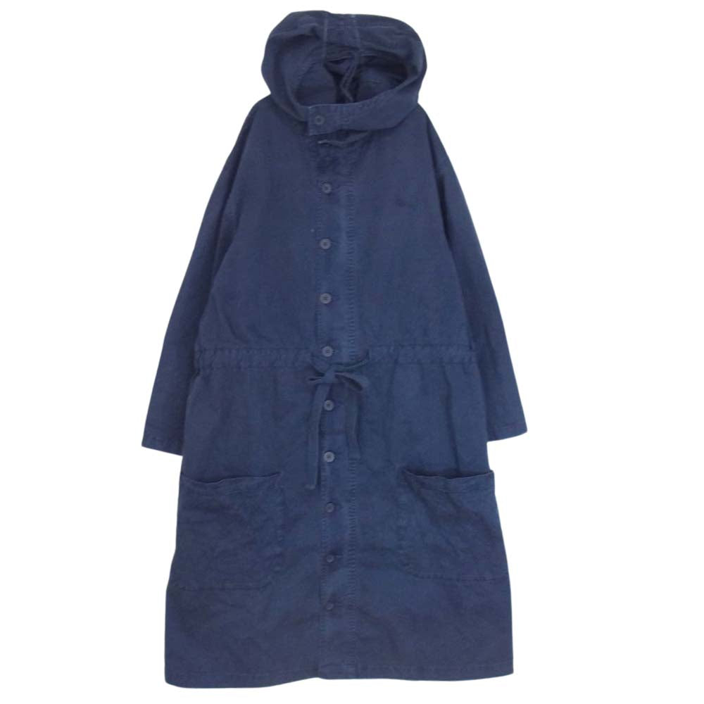 Nigel Cabourn ナイジェルケーボン 8040-20-53025 LYBRO ライブロ フーデッド モッズ コート ネイビー系 8【中古】