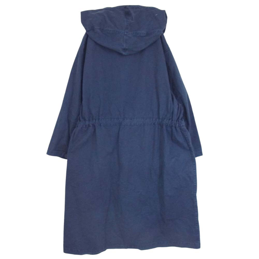 Nigel Cabourn ナイジェルケーボン 8040-20-53025 LYBRO ライブロ フーデッド モッズ コート ネイビー系 8【中古】