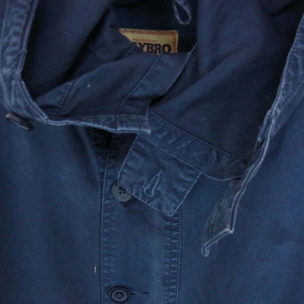 Nigel Cabourn ナイジェルケーボン 8040-20-53025 LYBRO ライブロ フーデッド モッズ コート ネイビー系 8【中古】
