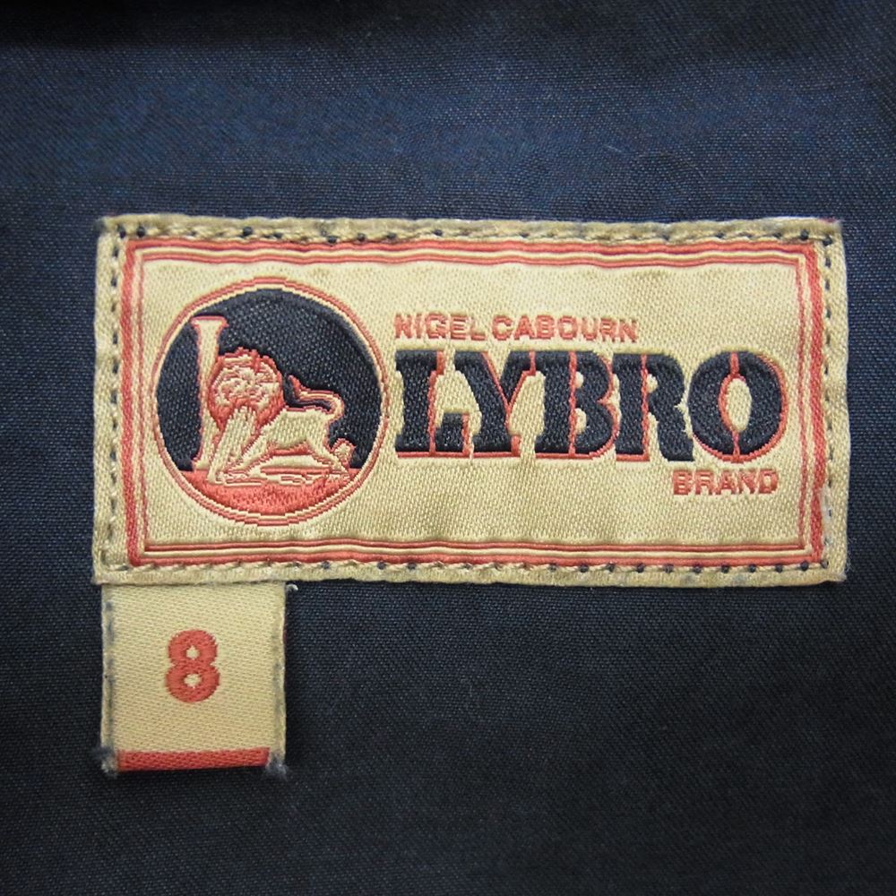 Nigel Cabourn ナイジェルケーボン 8040-20-53025 LYBRO ライブロ フーデッド モッズ コート ネイビー系 8【中古】