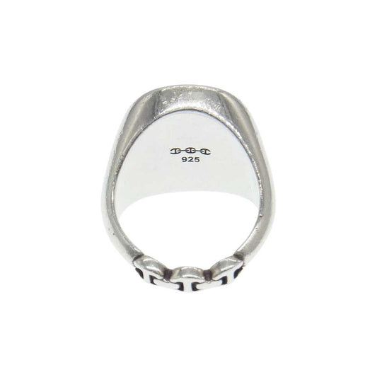 ホーセンブース HB046 購入証明書付属 SIGNET RING TRI-LINK トライリンク シグネット リング シルバー系【中古】