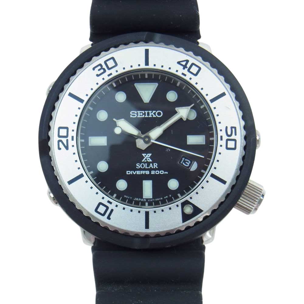 SEIKO セイコー SBDN047 PROSPEX プロスペックス LOWERCASE プロデュース ダイバースキューバ 腕時計 ウォッチ シルバー系 ブラック系【中古】