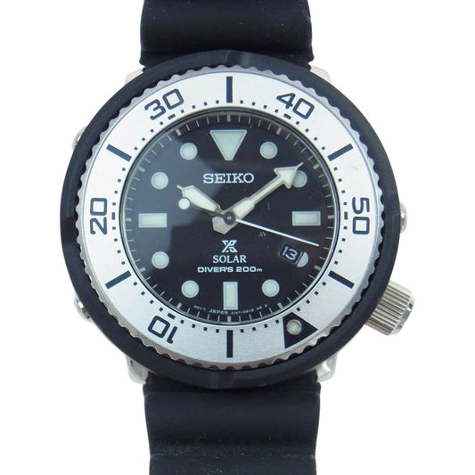 SEIKO セイコー SBDN047 PROSPEX プロスペックス LOWERCASE プロデュース ダイバースキューバ 腕時計 ウォッチ シルバー系 ブラック系【中古】