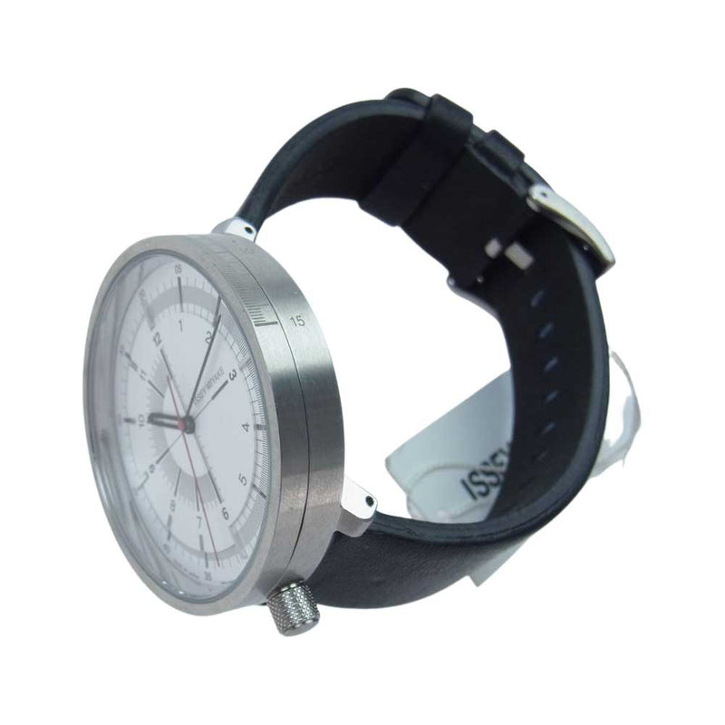 イッセイミヤケ ISSEY MIYAKE 腕時計 メンズ NYAK004 ISSEY MIYAKE 自動巻き（NH35/手巻き付） シルバーxブラック アナログ表示