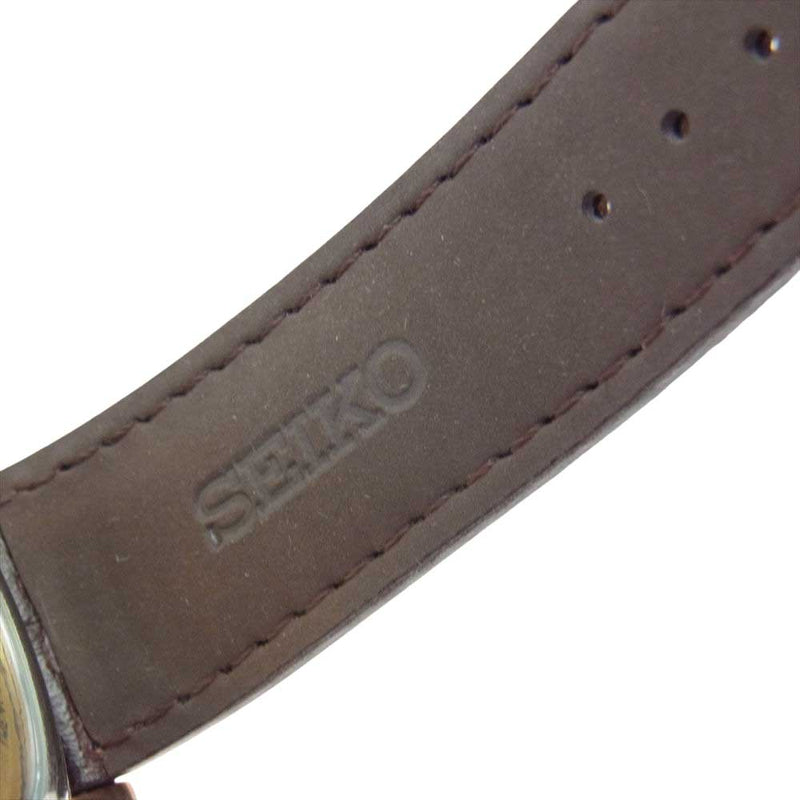 SEIKO セイコー SSA346J1 PRESAGE プレサージュ パワーリザーブ 自動巻 腕時計 ウォッチ ブラウン系 ゴールド系【中古】