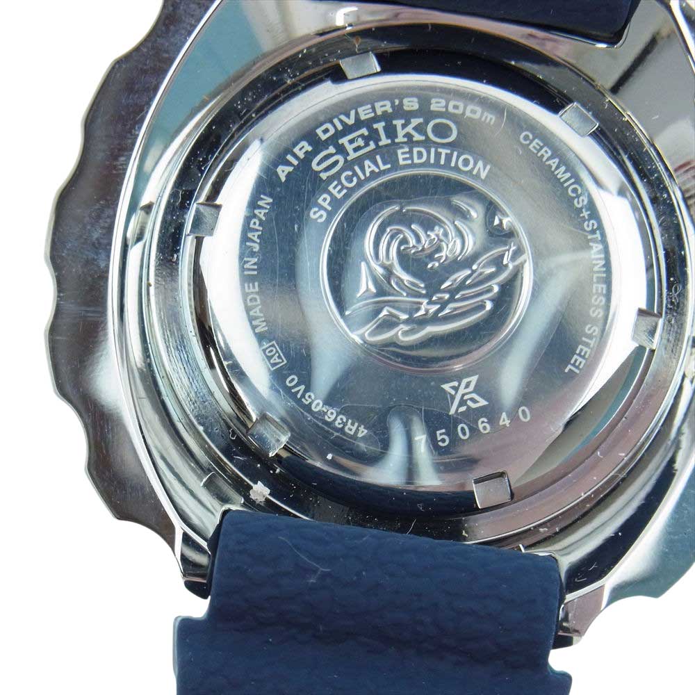 SEIKO セイコー SRPA83K1 × PADI パディ PROSPEX プロスペックス DIVERS 200M ダイバー 自動巻 腕時計 ウォッチ ネイビー系 ブルー系【美品】【中古】