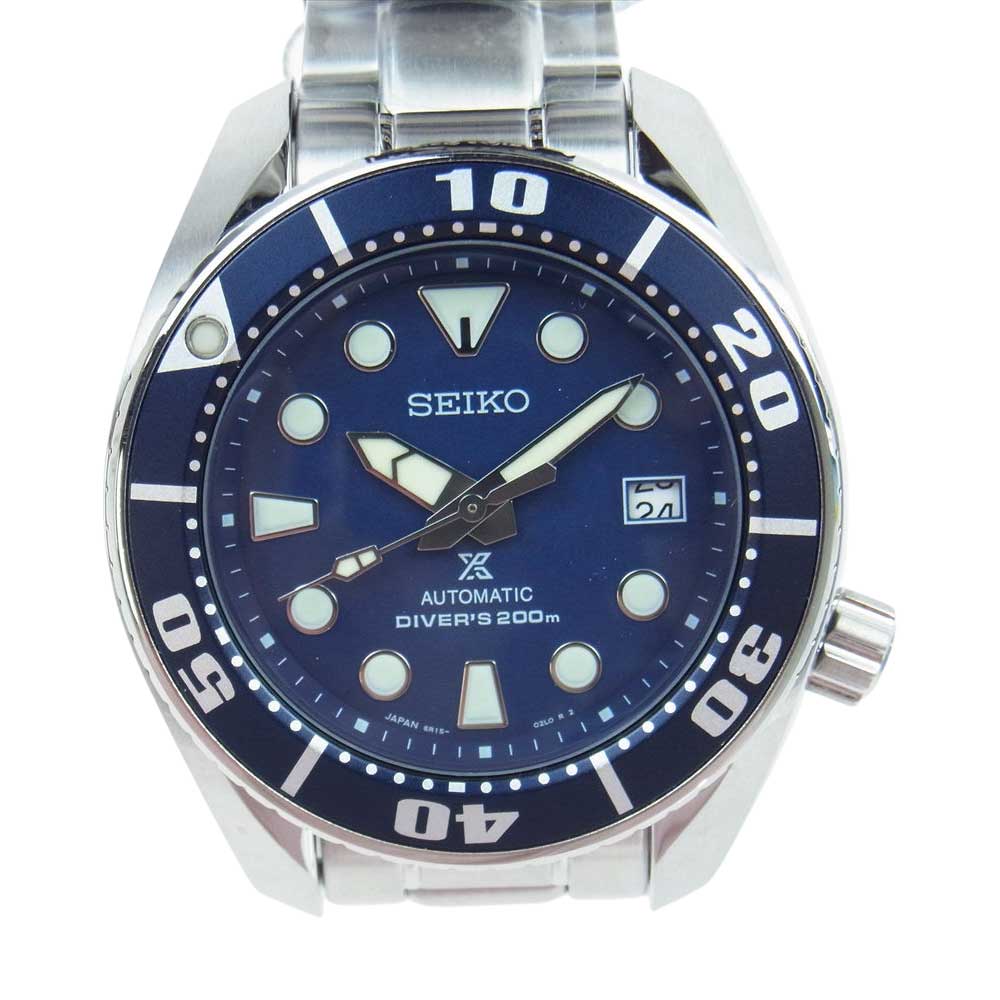SEIKO セイコー SBDC033  PROSPEX プロスペックス ダイバースキューバ 自動巻 腕時計 ウォッチ シルバー系【極上美品】【中古】