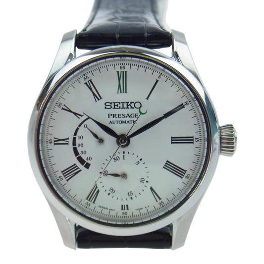 SEIKO セイコー SARW051 PRESAGE プレサージュ 銀座300本限定 自動巻 腕時計 ウォッチ シルバー系 ベルトカラー :ブラック グリーン【中古】