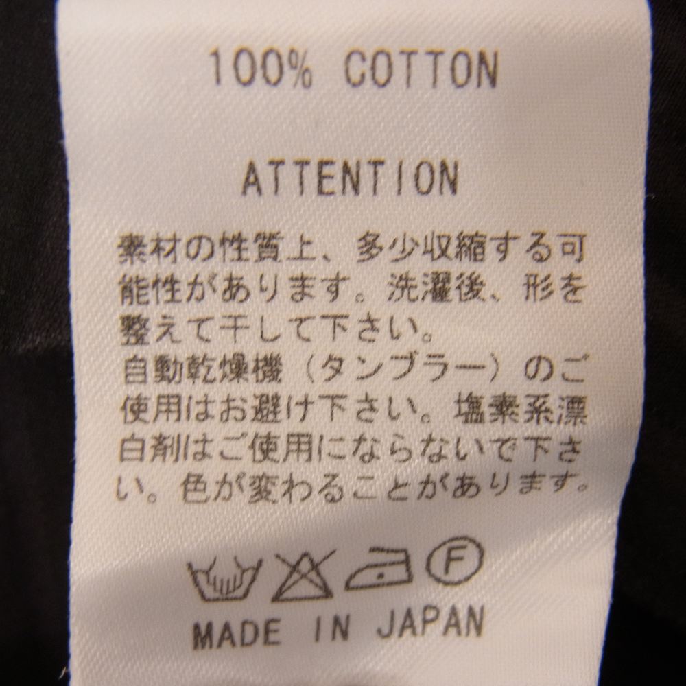 RUDE GALLERY ルードギャラリー ストライプ 開襟 オープンカラー 長袖 シャツ ブラック系 2【中古】