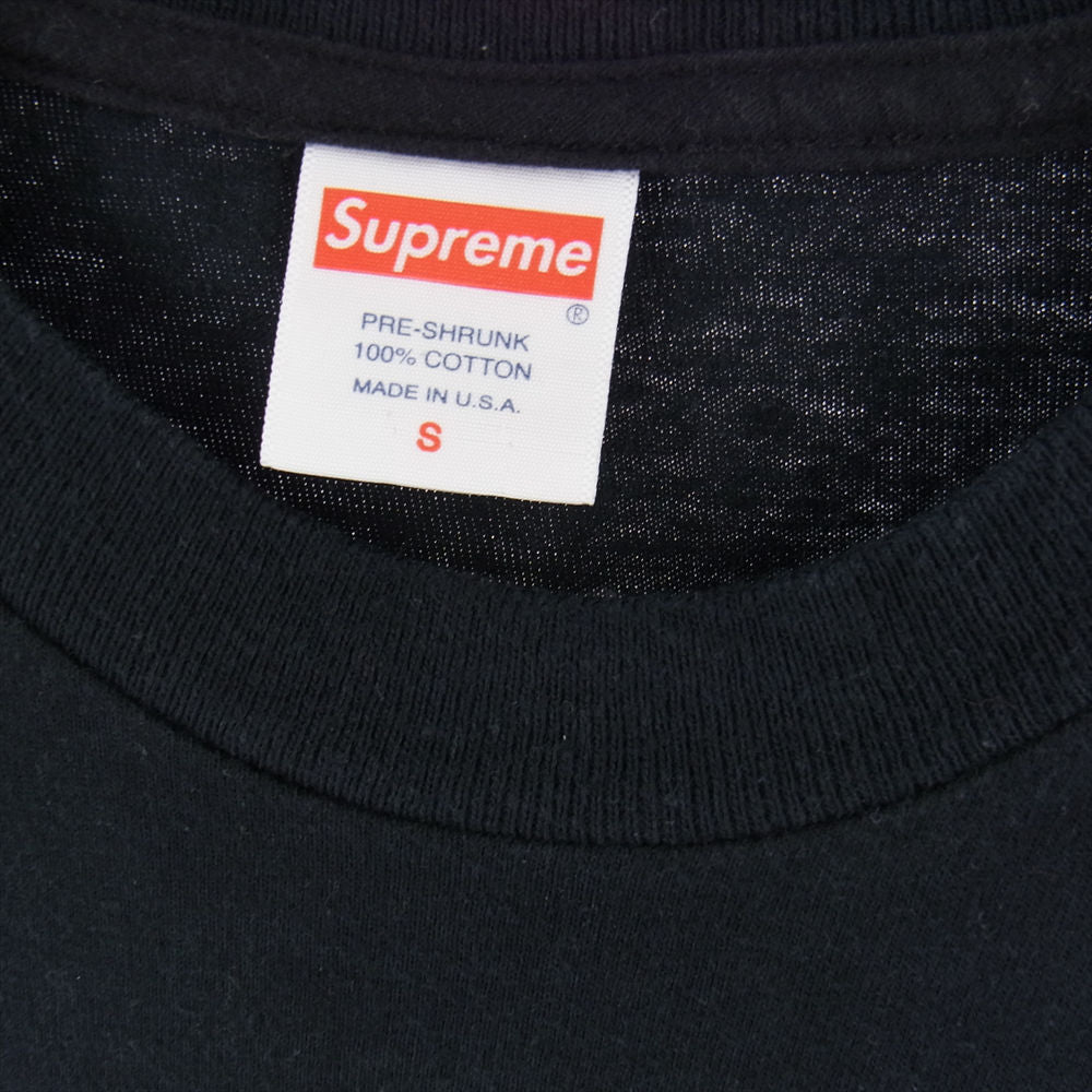 Supreme シュプリーム 18AW Madonna Tee マドンナ プリント Tシャツ ブラック系 S【中古】