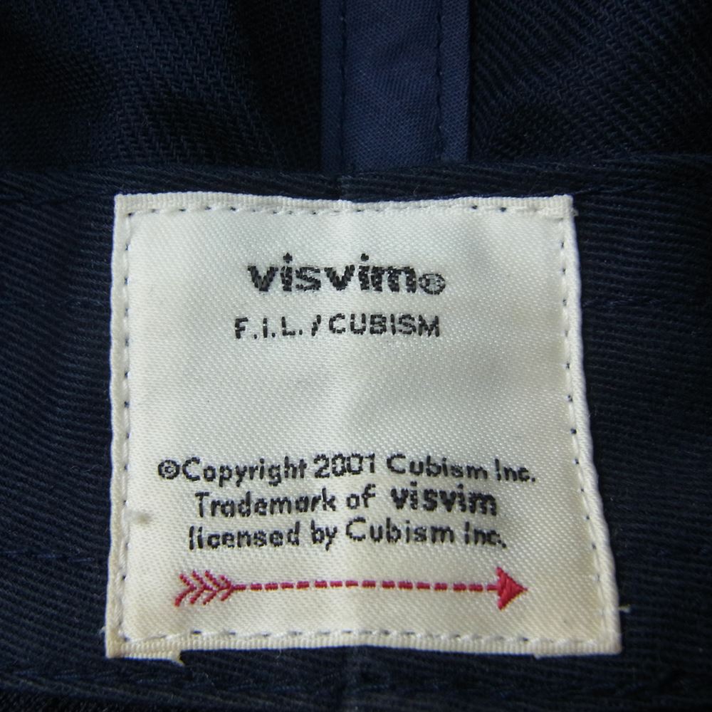 VISVIM ビズビム 0119203003023 19AW EXCELSIOR CAP エクセルシオール キャップ ネイビー系 SM【中古】