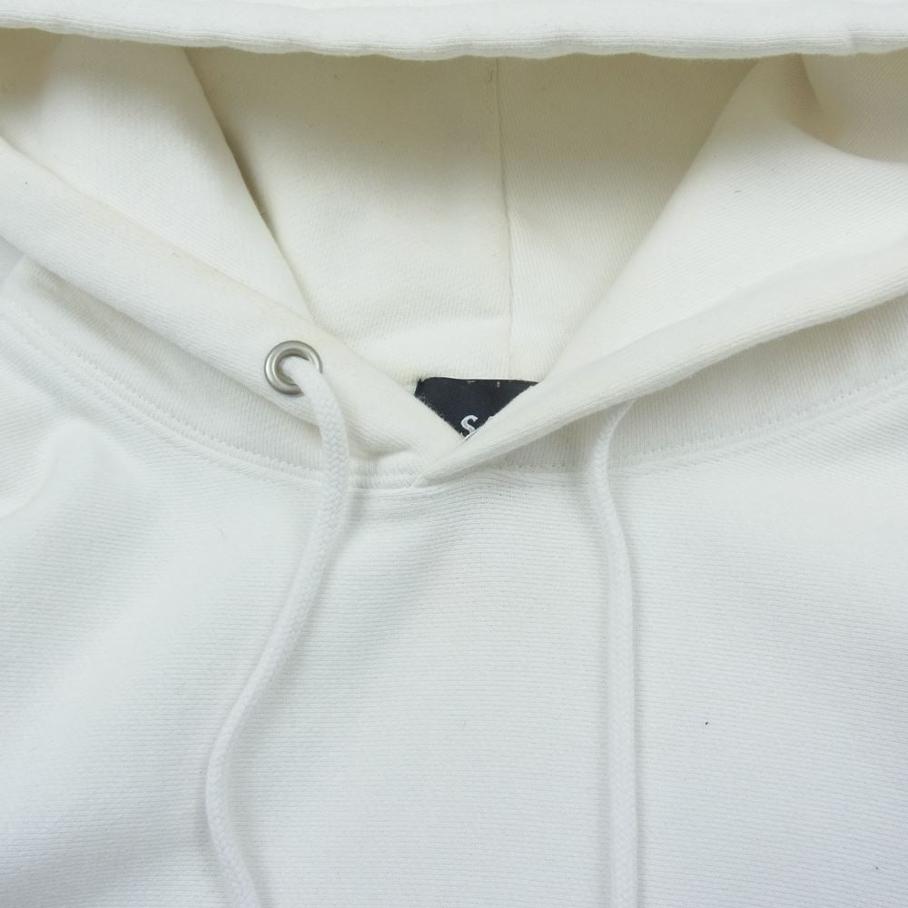 サプール #REF! × FR2 エフアールツー Smoking kills Hoodie スモーキングキル プリント プルオーバ― パーカー ホワイト系 M【中古】