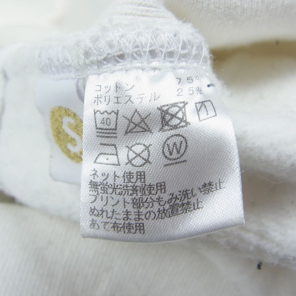 サプール #REF! × FR2 エフアールツー Smoking kills Hoodie スモーキングキル プリント プルオーバ― パーカー ホワイト系 M【中古】