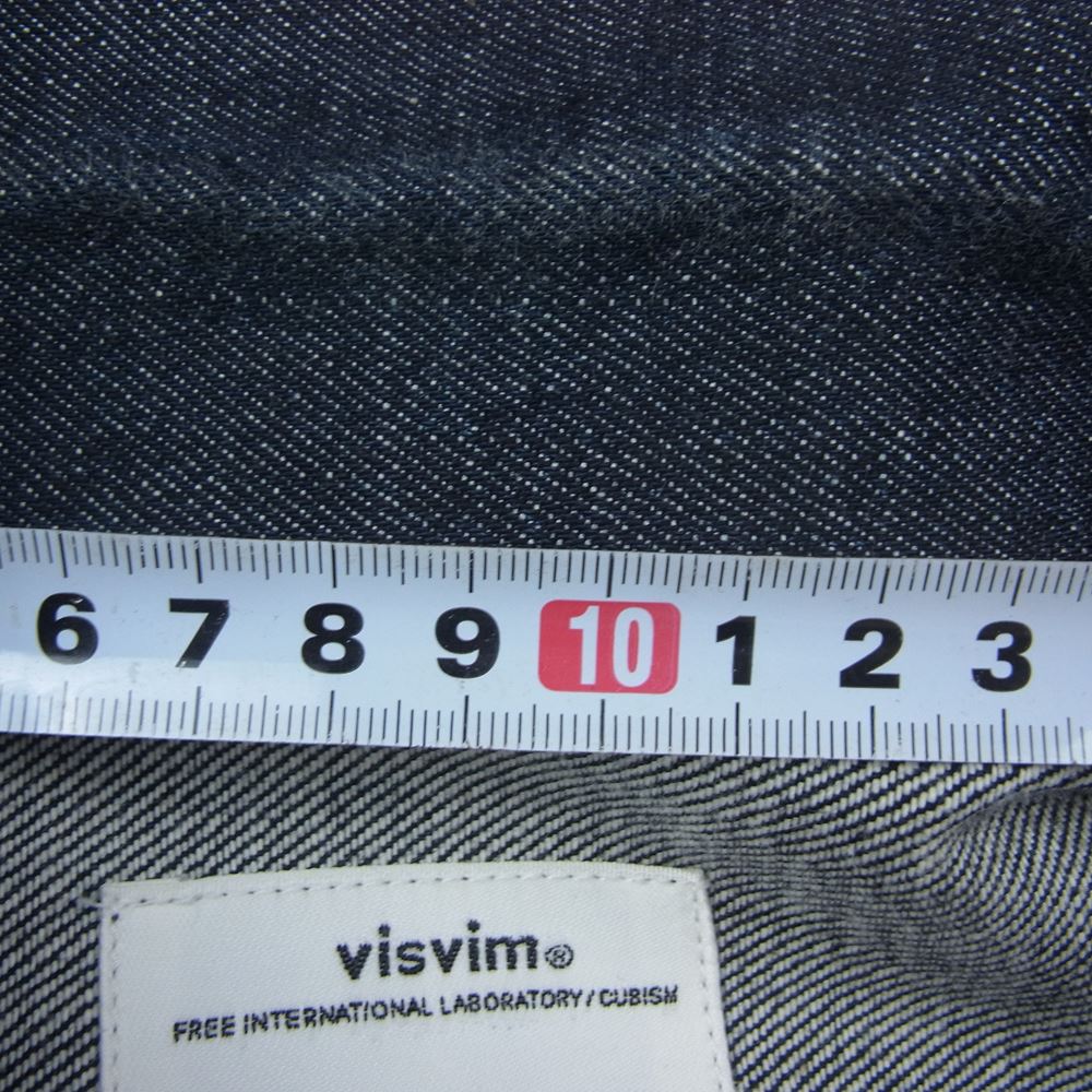 VISVIM ビズビム 0120105006001 20SS SS 101 JKT UNWASHED アンウォッシュド デニム ジャケット インディゴブルー系 2【中古】