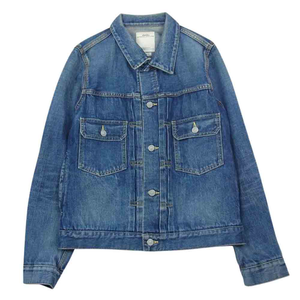 VISVIM ビズビム 0118105006003 18SS SS 101 JKT DAMAGED デニム ジャケット インディゴブルー系 2【中古】