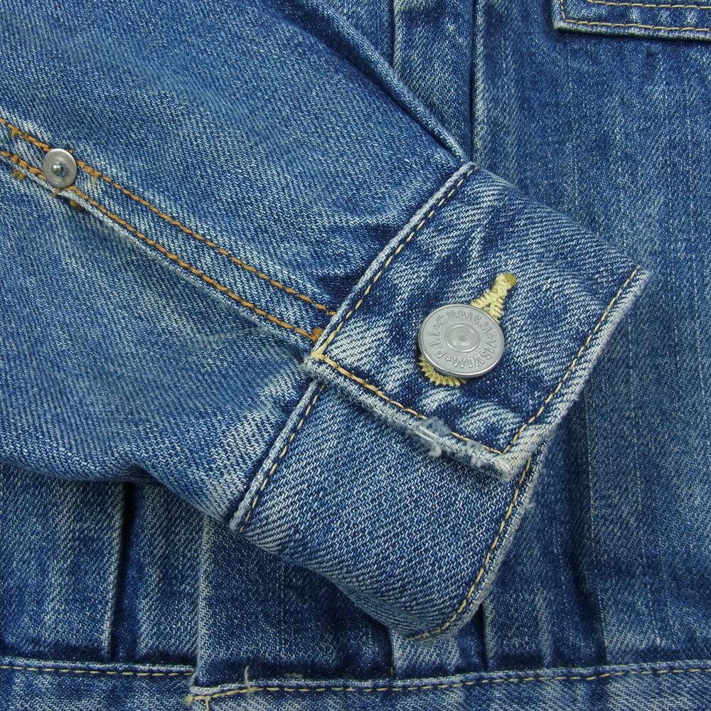 VISVIM ビズビム 0118105006003 18SS SS 101 JKT DAMAGED デニム ジャケット インディゴブルー系 2【中古】