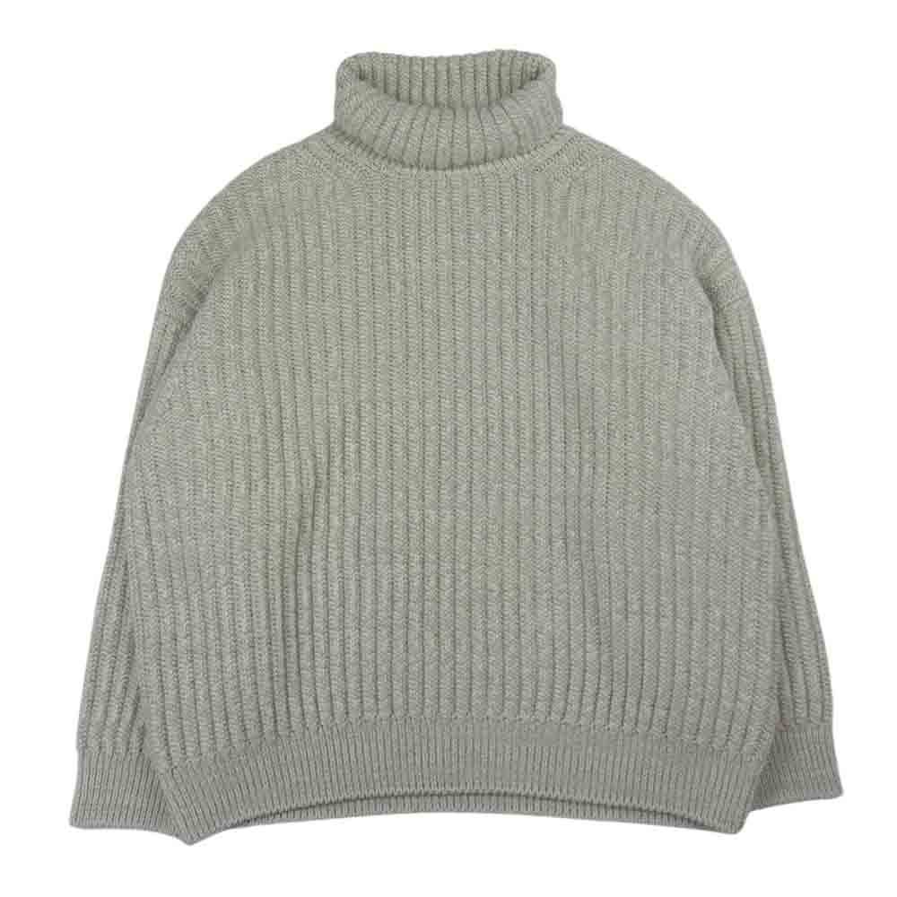 VISVIM ビズビム 0121205012004 21AW AMPLUS TURTLENECK KNIT アンプラス タートルネック ニット セーター ベージュ系 2【中古】