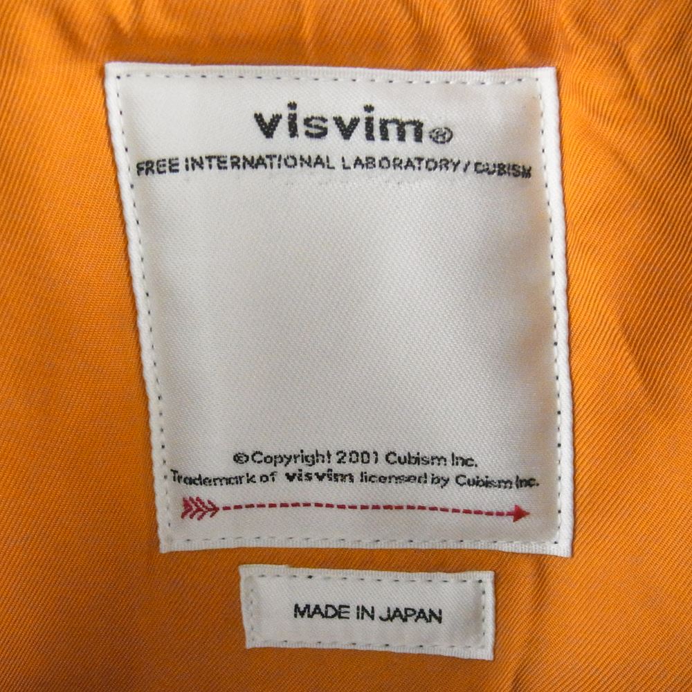 VISVIM ビズビム 0120205013018 20AW THORSON JKT PEERLEES 泥染 トーソン ピアレス フライト MA-1 ジャケット ブラック系 1【中古】