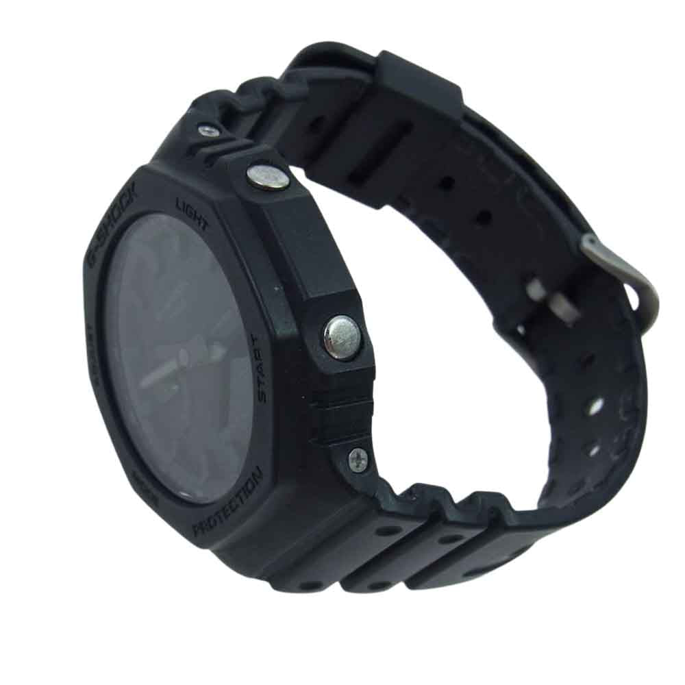G-SHOCK ジーショック GA-2100 カーボンコアガード クォーツ デジアナ 腕時計 ブラック系【中古】