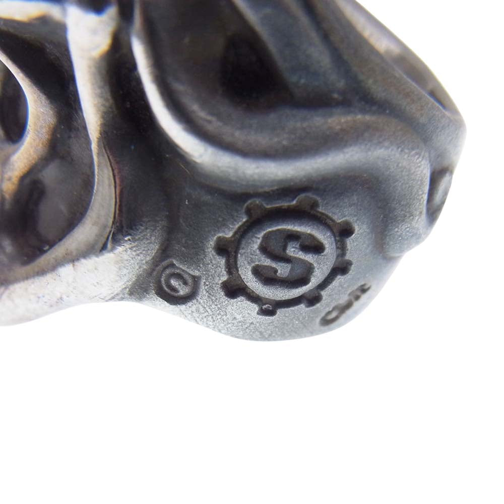 STARLIN GEAR スターリンギア ギャランティ付属 パンチャー ニューガナー フレイム リング w/コバルト シルバー系 18号【中古】
