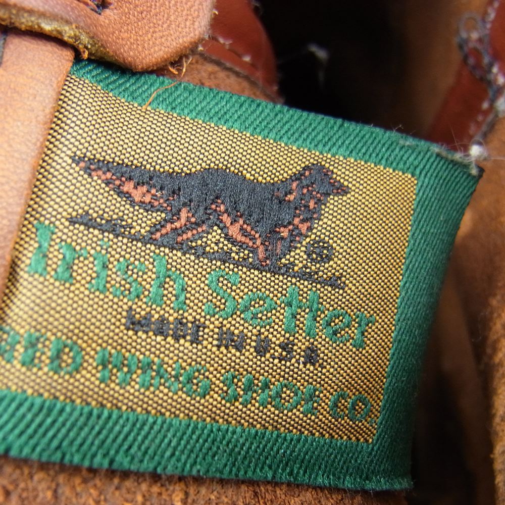 RED WING レッドウィング 866 緑犬タグ 犬刻印 レザー ペコスブーツ Pecos Boots ライトブラウン系 US9E【中古】