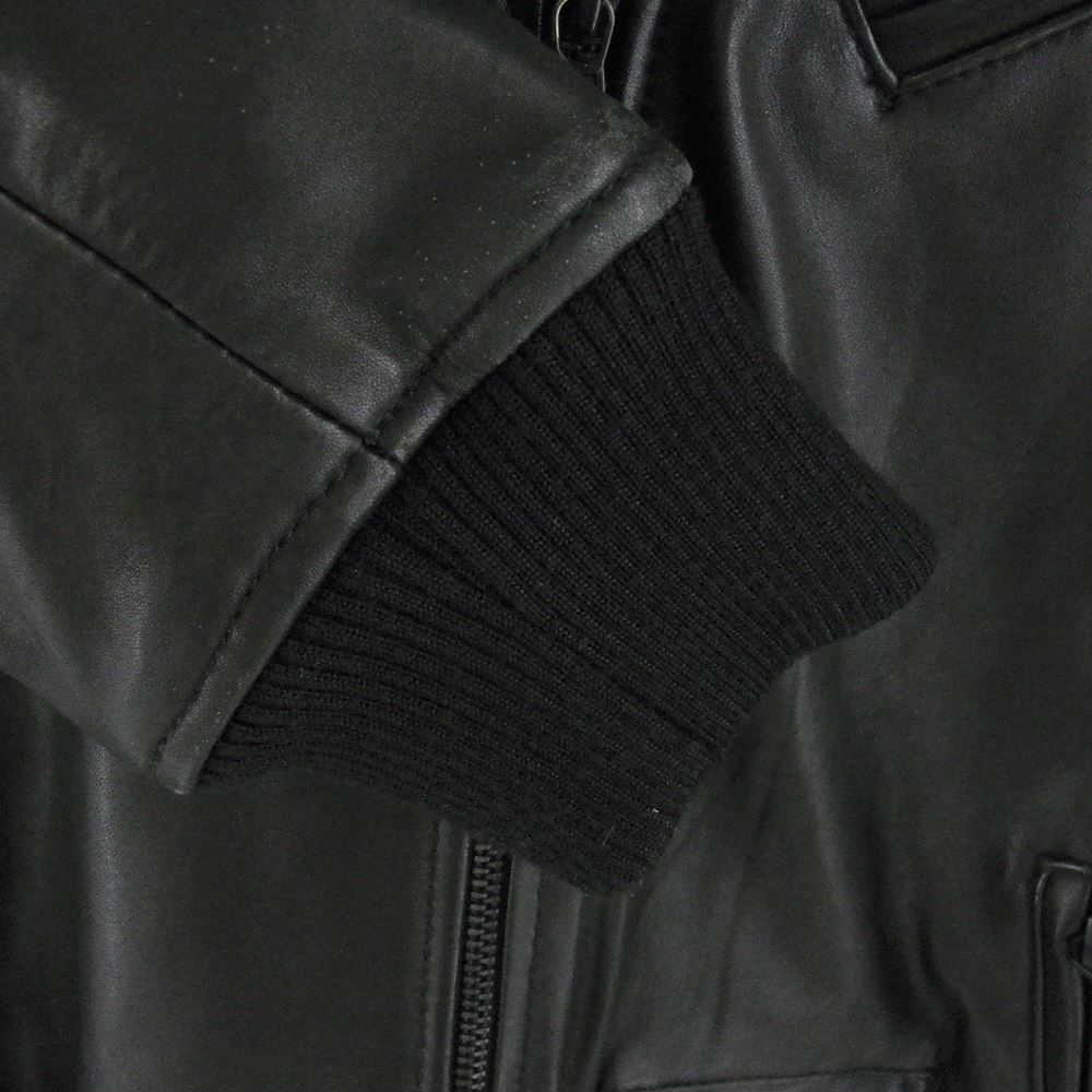 UNITED ARROWS ユナイテッドアローズ 6225-648-0290 ホースハイド レザー ブルゾン ジャケット 馬革 ブラック系【中古】