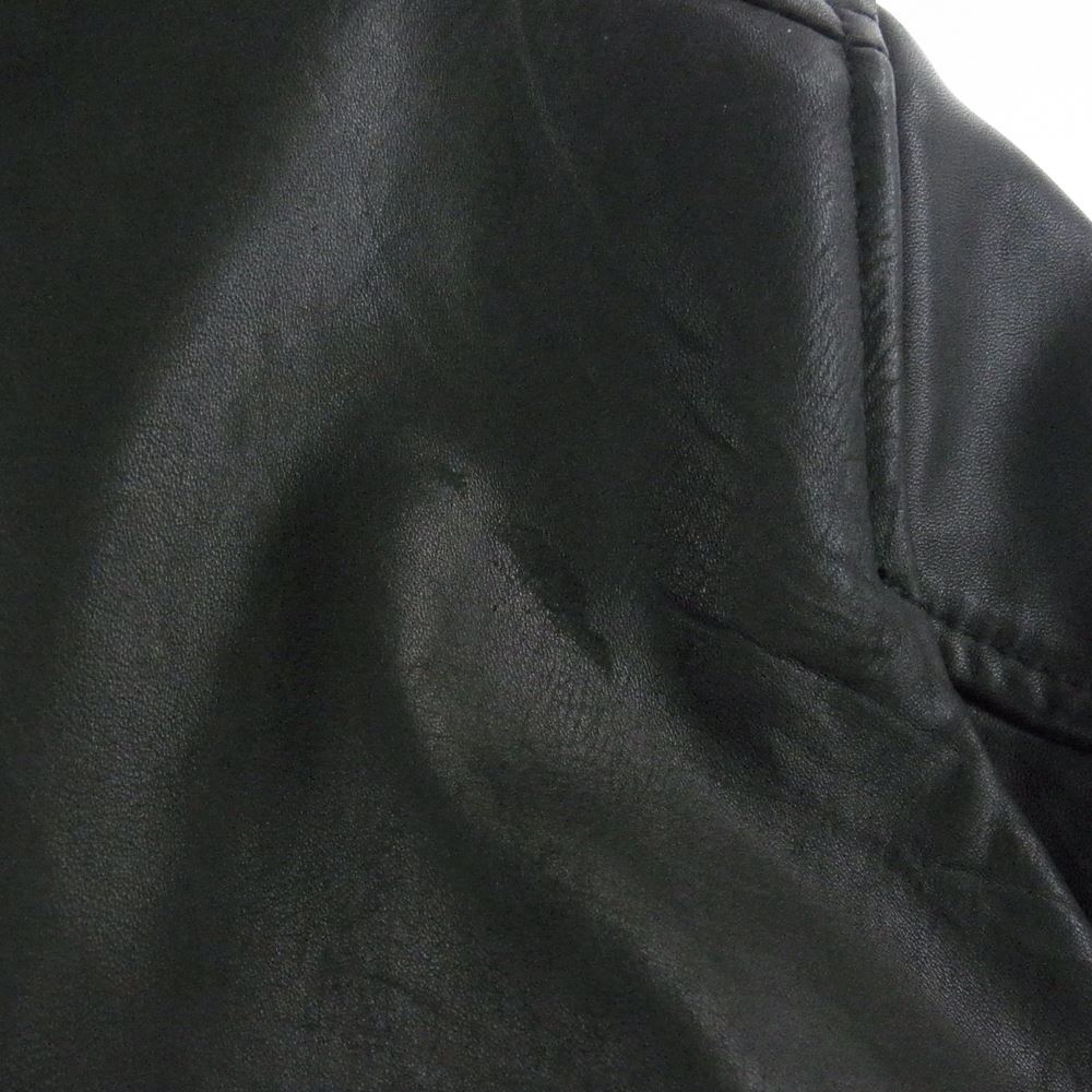 UNITED ARROWS ユナイテッドアローズ 6225-648-0290 ホースハイド レザー ブルゾン ジャケット 馬革 ブラック系【中古】