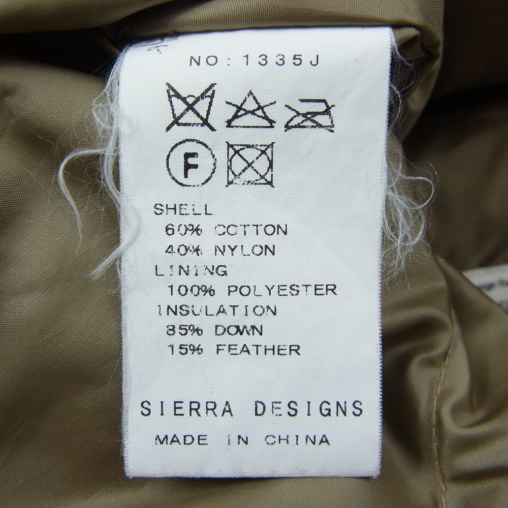 キャプテンサンシャイン 1335J × SIERRA DESIGNS シェラデザイン 60/40 クロス ステンカラー コート ネイビー系 S【中古】