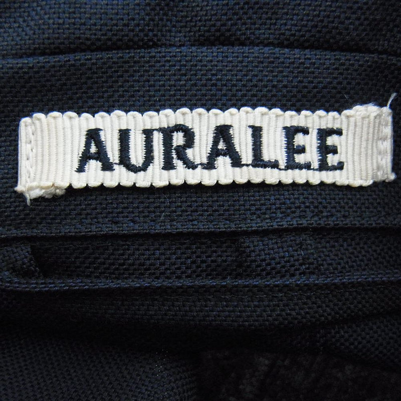 AURALEE オーラリー A65J01WM テーラードジャケット パンツ 上下 セット アップ ネイビー系 3【中古】