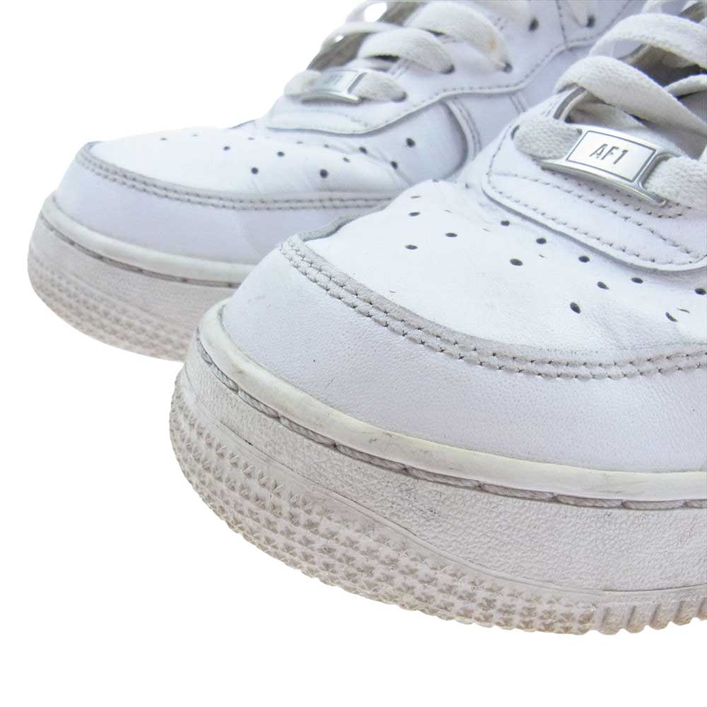 NIKE ナイキ 315123-111  AIR FORCE1 MID エアフォース1 ミッド ミドルカット スニーカー  ホワイト系 26.5cm【中古】
