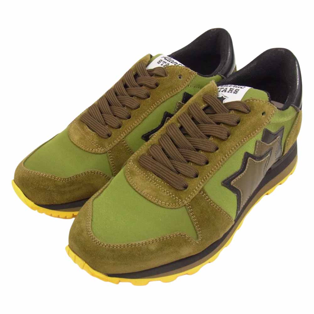 アトランティックスターズ ローカット スニーカー カーキ カーキ系 40【新古品】【未使用】【中古】