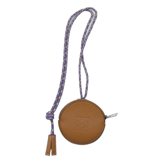 LOEWE ロエベ クッキー チャーム ジップ アラウンド ウォレット 財布 小銭入れ ブラウン系【中古】