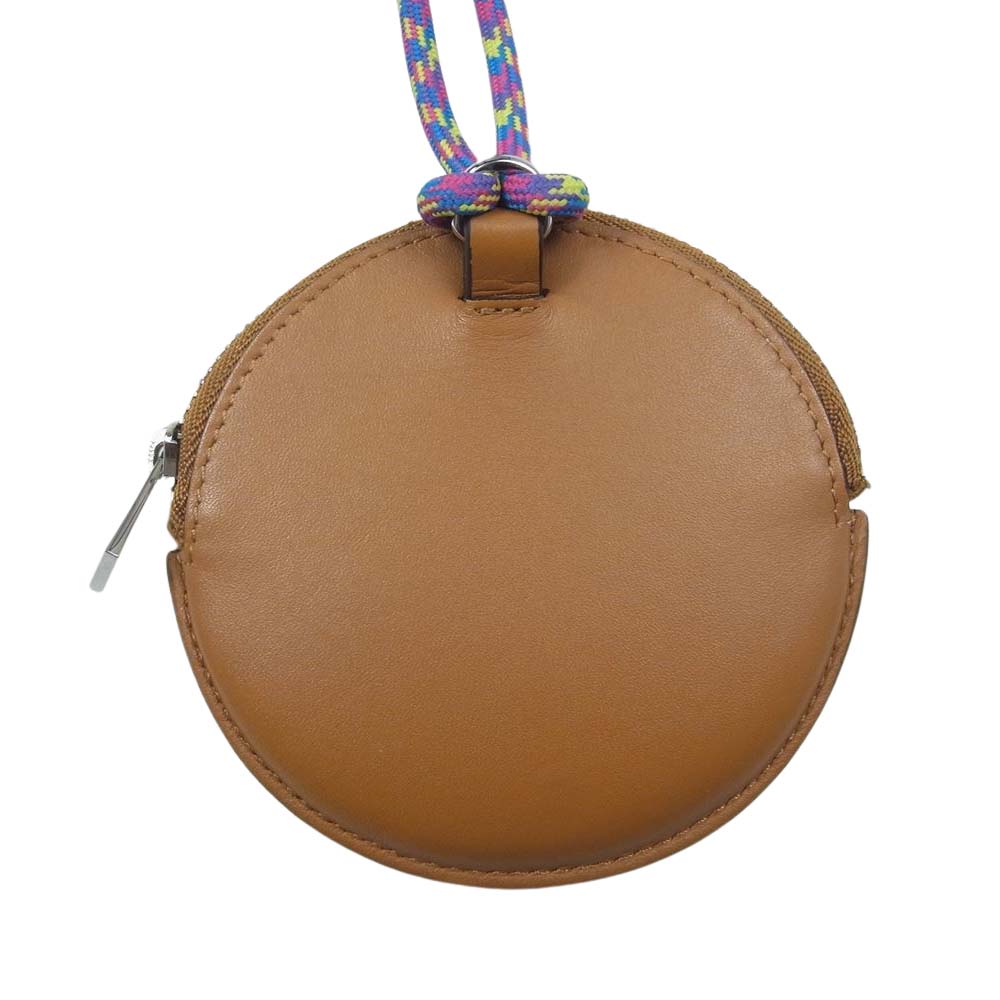 LOEWE ロエベ クッキー チャーム ジップ アラウンド ウォレット 財布 小銭入れ ブラウン系【中古】