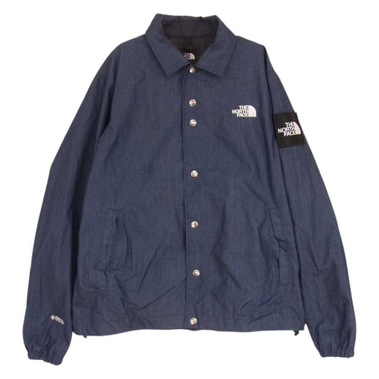 THE NORTH FACE ノースフェイス NP12042 GTX DENIM COACH JACKET デニム コーチ ジャケット ネイビー系 M【中古】