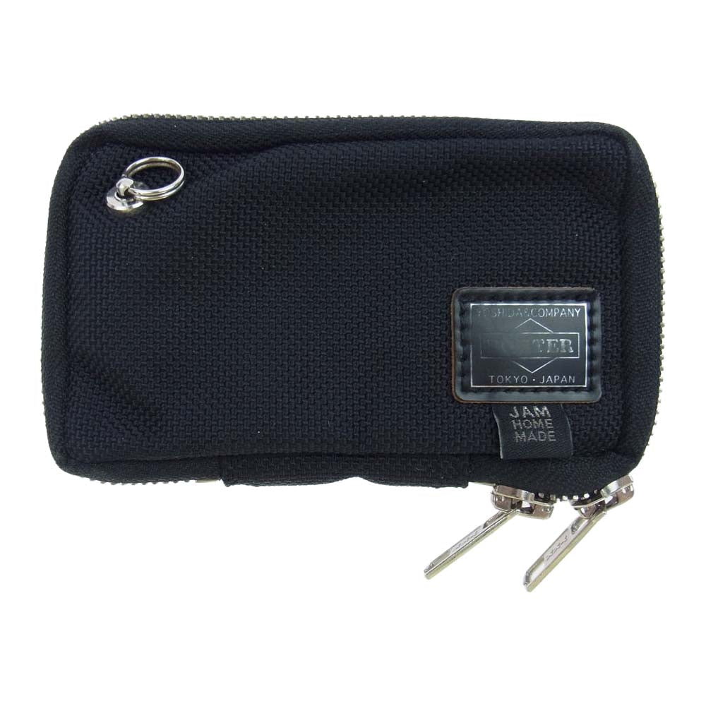 PORTER ポーター JAM HOME MADE ジャムホームメイド キーケース ブラック系【中古】