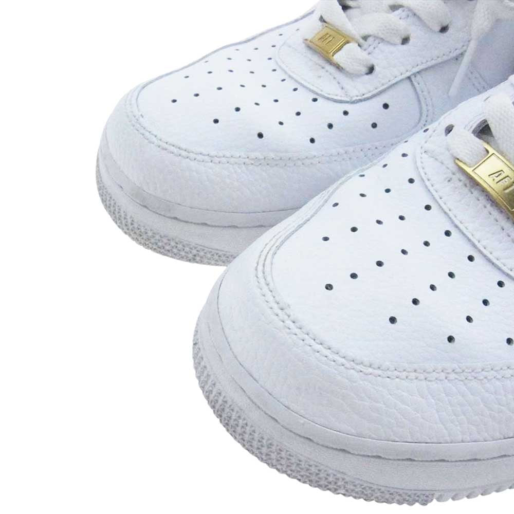 NIKE ナイキ CZ0326-100 AIR FORCE 1 07 エアフォース1 WHITE TEAM RED WHITE ローカット スニーカー ホワイト系 エンジ系 27.5cm【中古】
