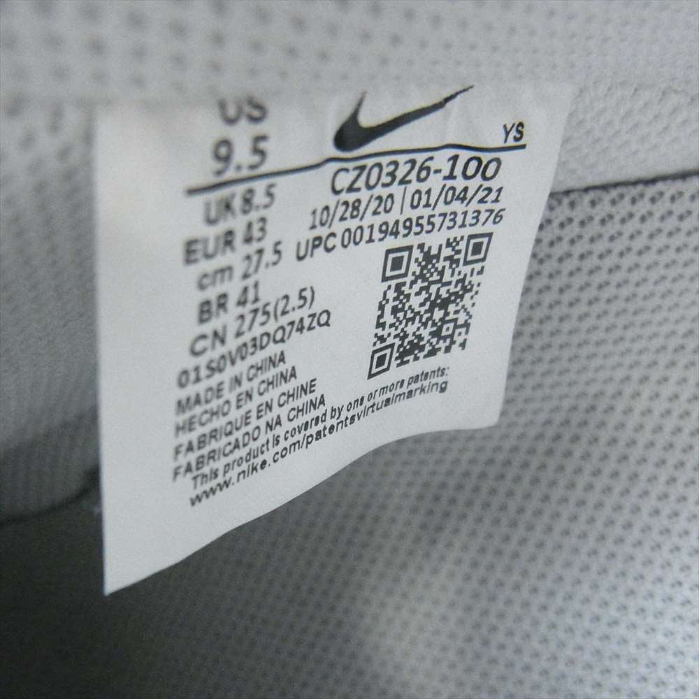 NIKE ナイキ CZ0326-100 AIR FORCE 1 07 エアフォース1 WHITE TEAM RED WHITE ローカット スニーカー ホワイト系 エンジ系 27.5cm【中古】