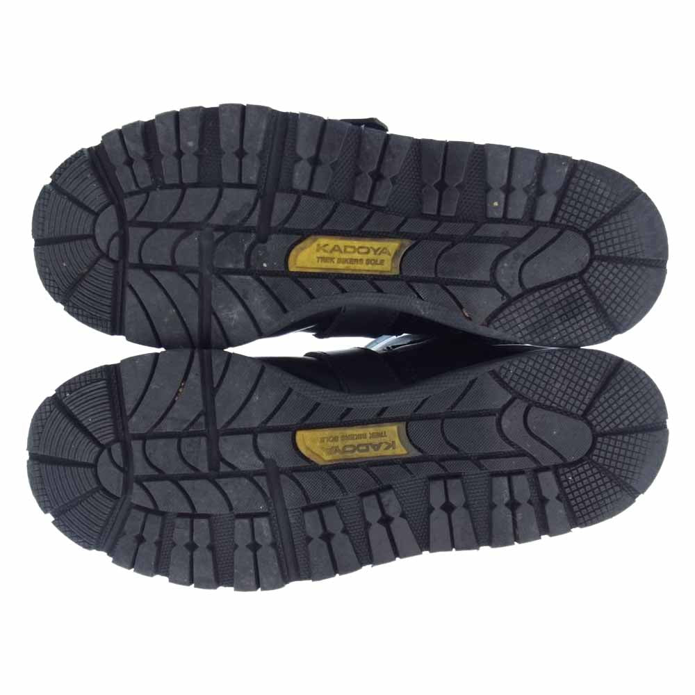 KADOYA カドヤ ブラック アンクル レザー ショートブーツ ブラック系