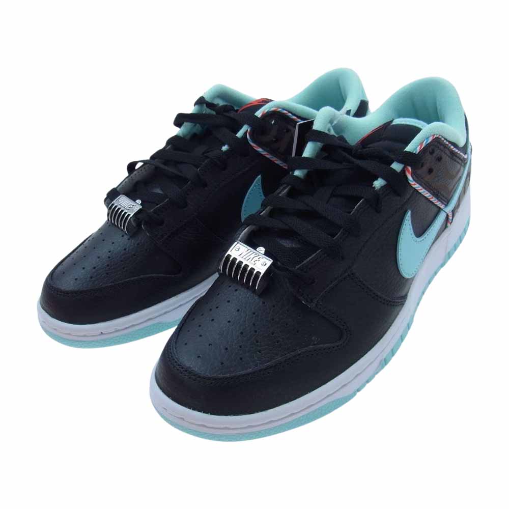NIKE ナイキ DH7614-001 DUNK LOW RETRO SE BARBER SHOP ダンク ローカット スニーカー バーバーショップ ブラック ブラック系 26.5cm【新古品】【未使用】【中古】