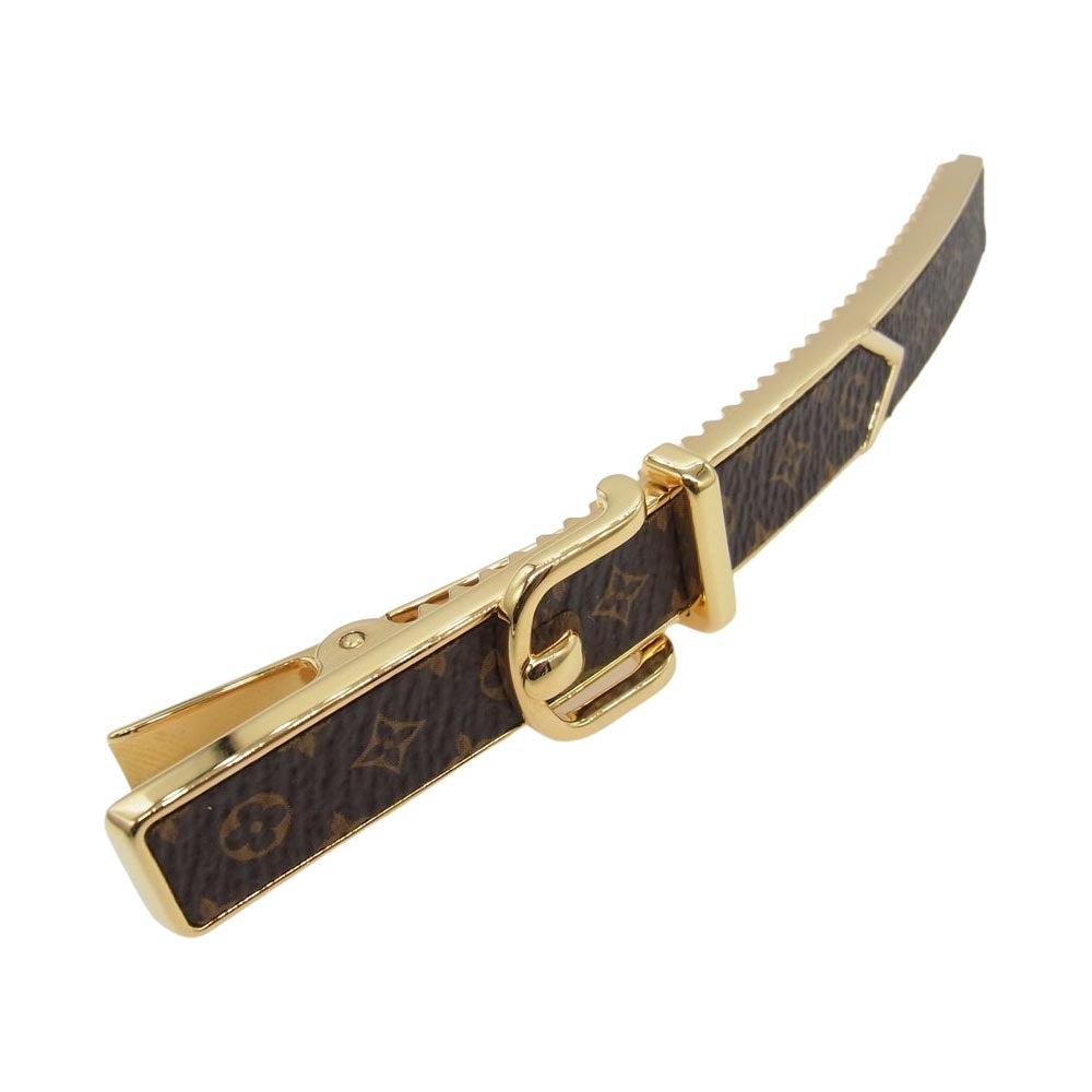 LOUIS VUITTON ルイ・ヴィトン M00566 M00566 バレッタ ループ モノグラム ヘアピン ブラウン系 ゴールド系【中古】