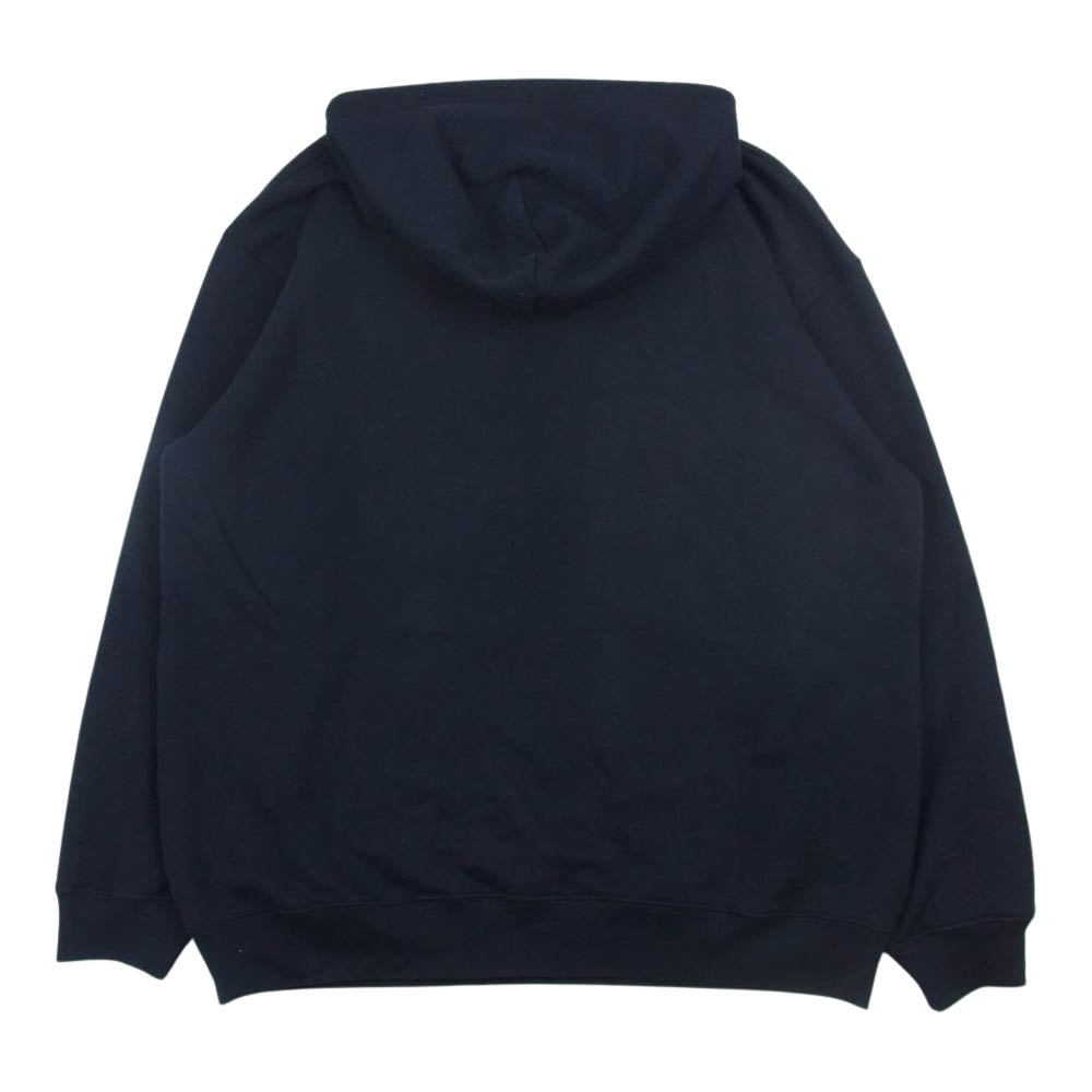 BALENCIAGA バレンシアガ 570811 TEV50 レインボー ロゴ刺繍 オーバーサイズ プルオーバー パーカー M ブラック系 M【中古】
