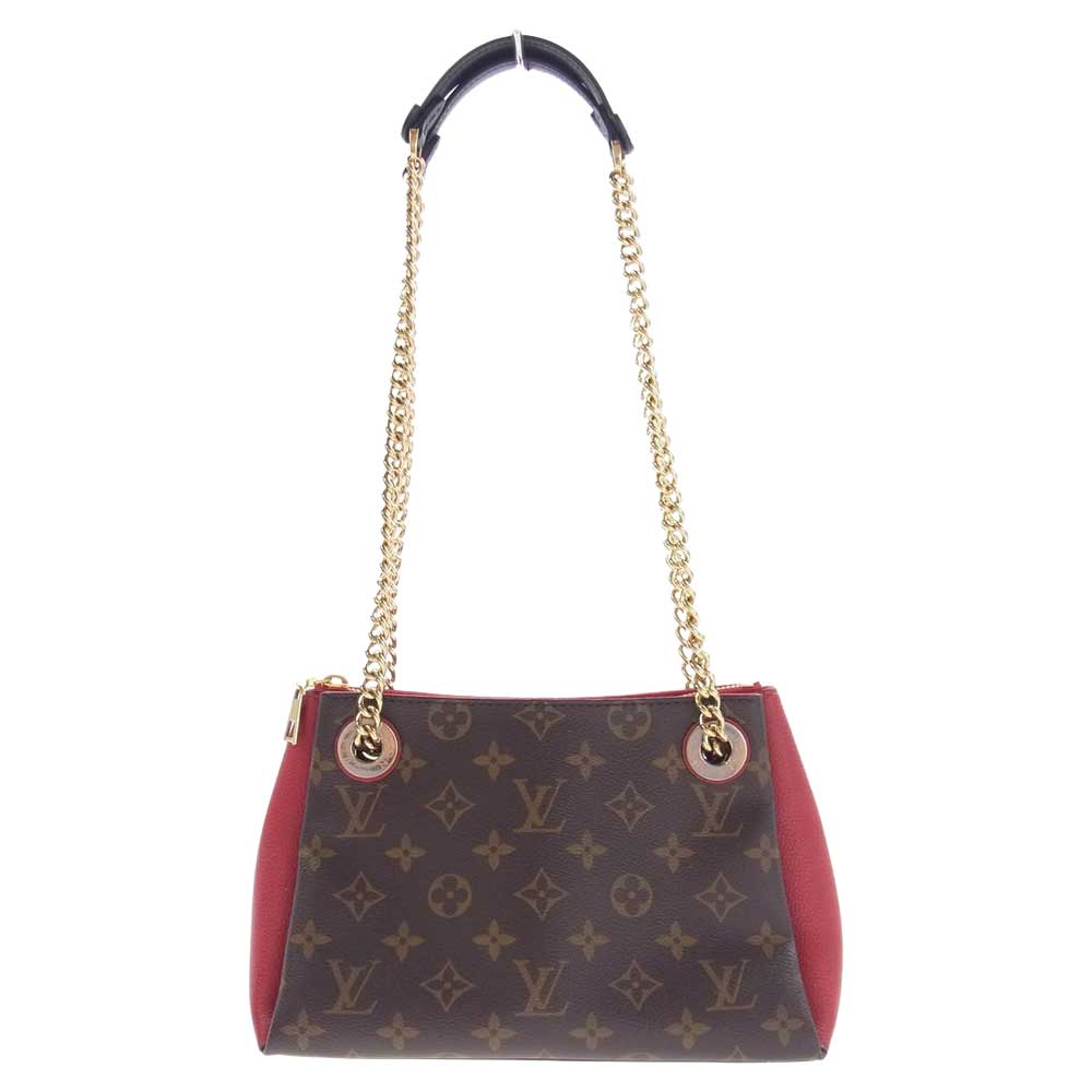 LOUIS VUITTON ルイ・ヴィトン M43776 モノグラム スレンヌBB スリーズ チェーン ショルダー バッグ ブラウン系 レッド系【中古】