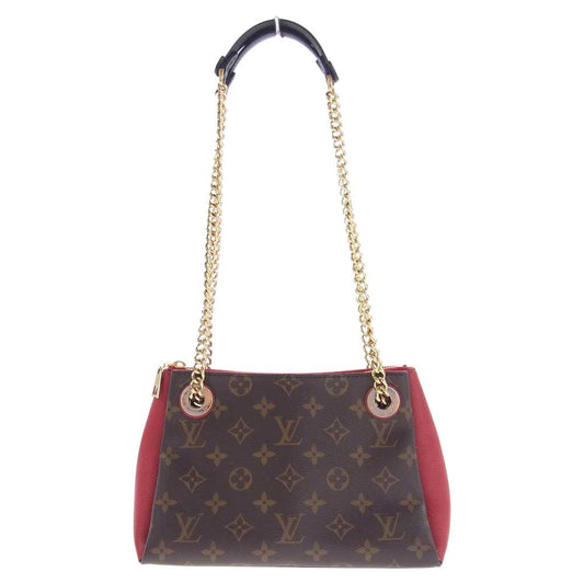 LOUIS VUITTON ルイ・ヴィトン M43776 モノグラム スレンヌBB スリーズ チェーン ショルダー バッグ ブラウン系 レッド系【中古】