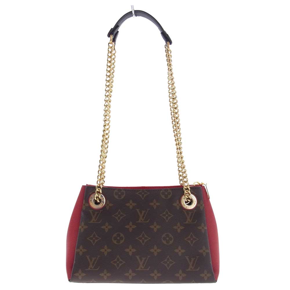LOUIS VUITTON ルイ・ヴィトン M43776 モノグラム スレンヌBB スリーズ チェーン ショルダー バッグ ブラウン系 レッド系【中古】