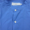 GRAPHPAPER グラフペーパー 22AW GM223-50062B Oversized Band Collar Shirt オーバーサイズ バンドカラー シャツ ブルー ブルー系 F【中古】