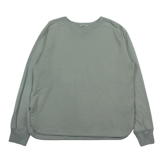 AURALEE オーラリー 22SS A22SP03LU LIGHT FLOWY SWEAT P/O プルオーバ― スウェット グリーン系【中古】