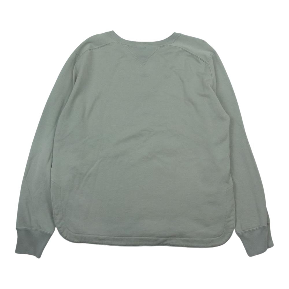 AURALEE オーラリー 22SS A22SP03LU LIGHT FLOWY SWEAT P/O プルオーバ― スウェット グリーン系【中古】