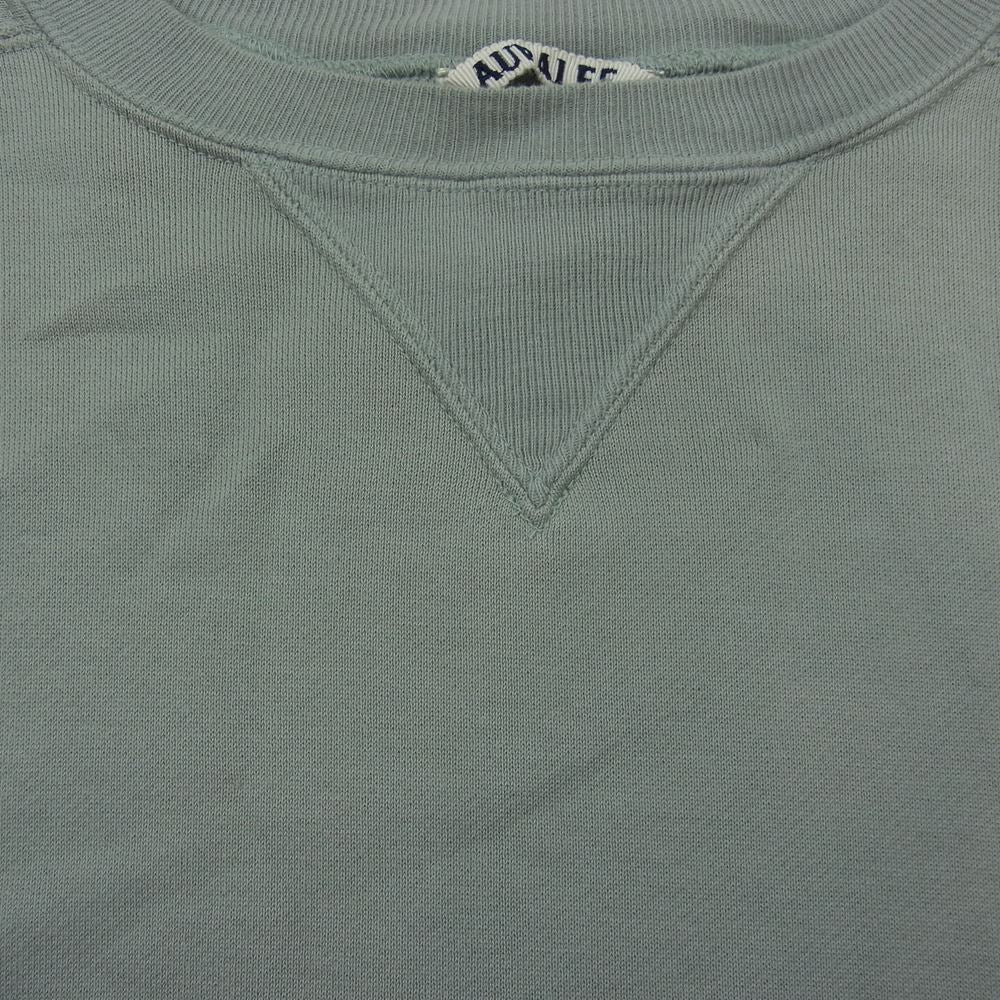 AURALEE オーラリー 22SS A22SP03LU LIGHT FLOWY SWEAT P/O プルオーバ― スウェット グリーン系【中古】