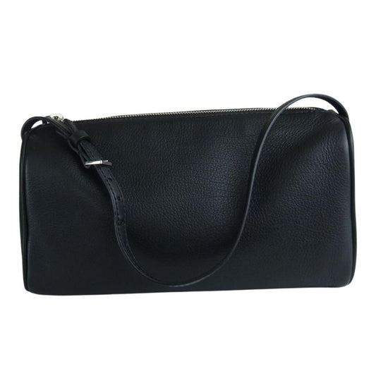 ザ ロウ 90's top handle bag  トップハンドル レザー ハンドバッグ ブラック系【中古】